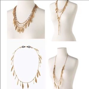Stella & Dot Garland Fringe Necklace